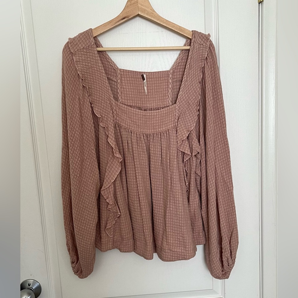 Long Sleeve Free People Blouse